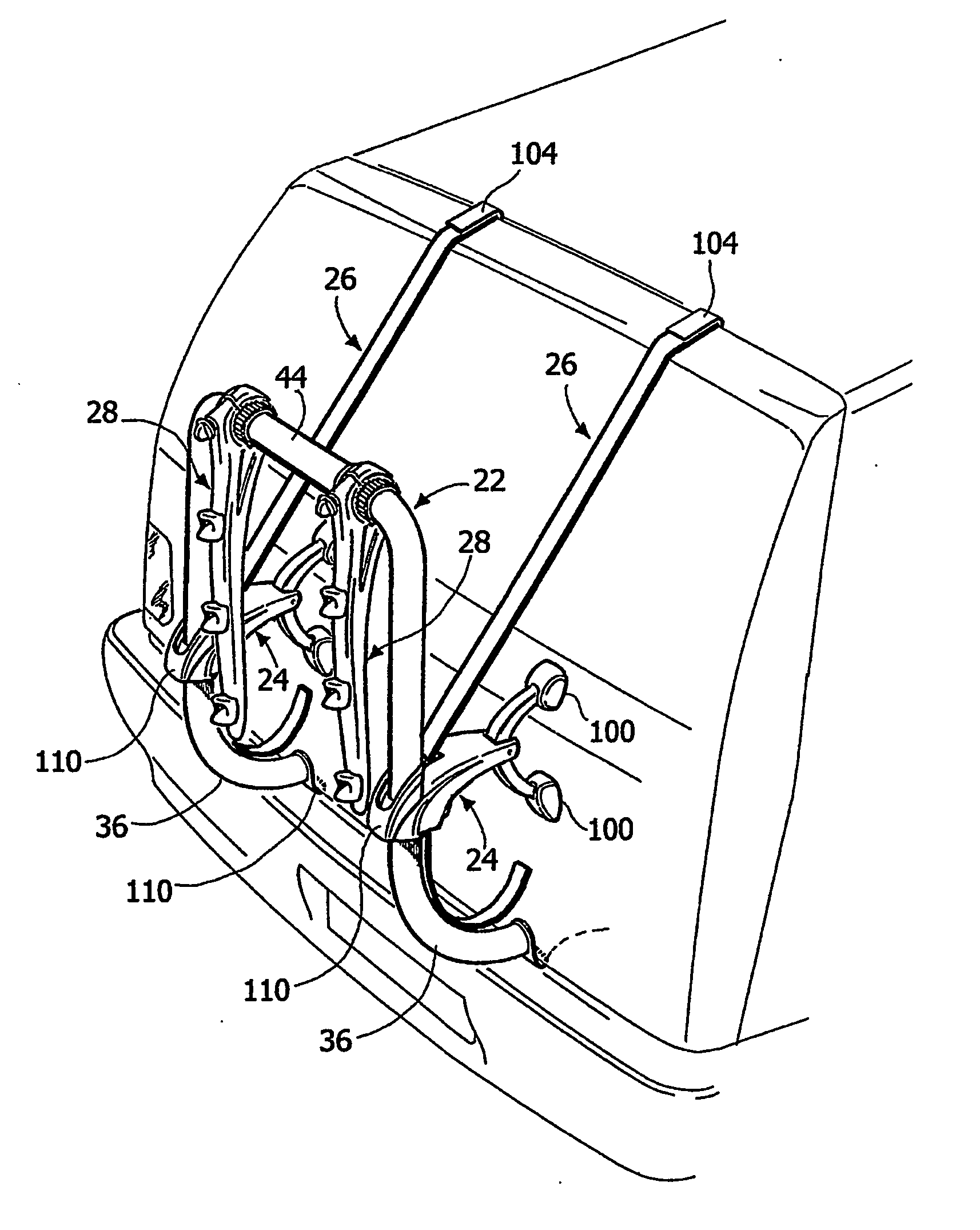 Vehicle-mounted equipment carrier