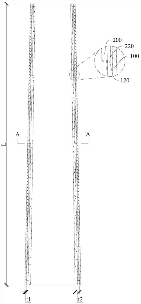 Prestressed stainless steel tube ultra-high performance concrete composite electric pole and preparation method thereof
