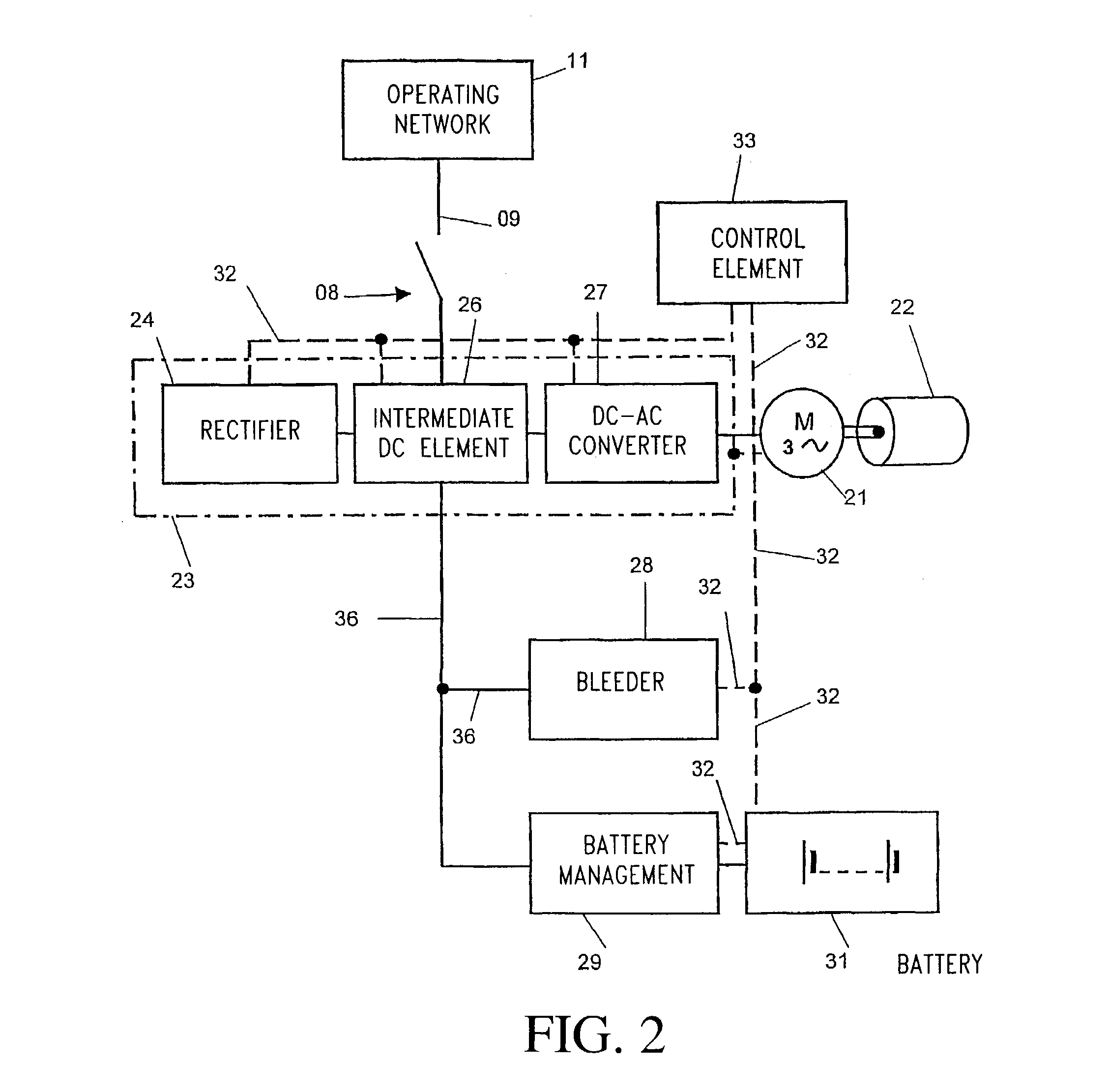 Devices for position-controlled stopping of rotating components with position-controlled drive mechanisms in the case of voltage loss