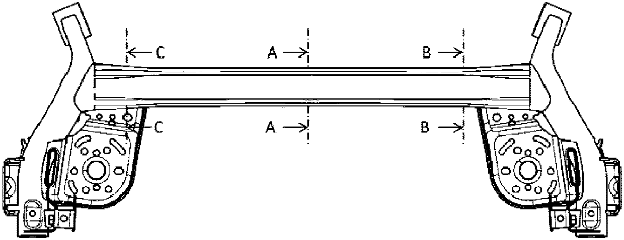 Manufacture method for torsion cross beam with excellent fatigue performance