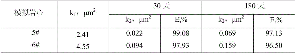 Slow-crosslinked high-strength jelly profile control water-plugging agent
