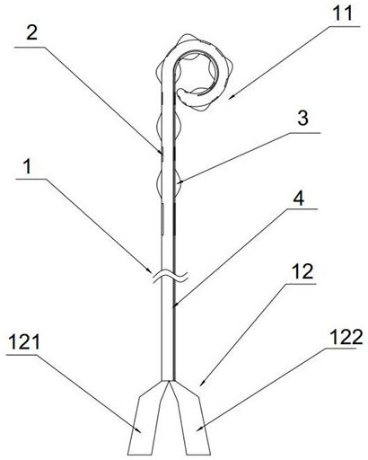 a pericardial drainage tube