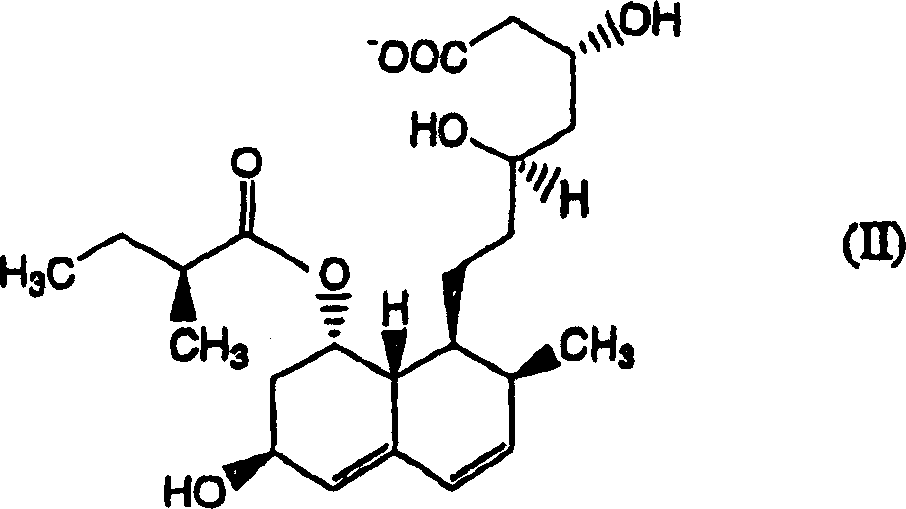 Composition comprising pravastatin