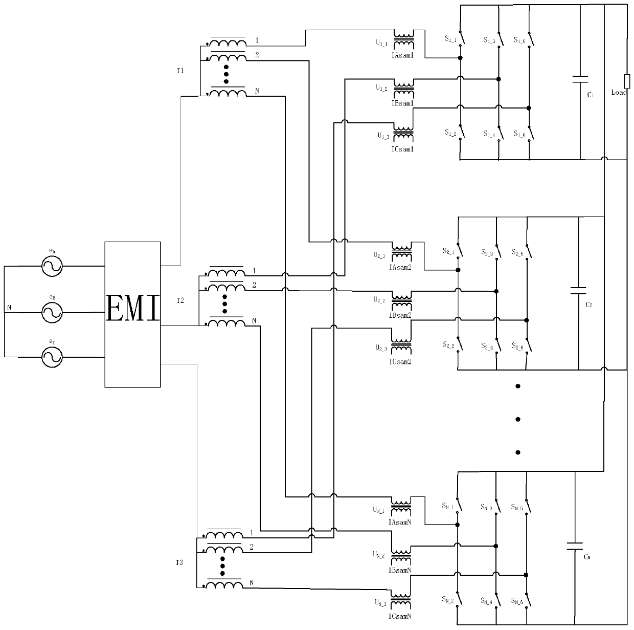 A Three-phase PWM Rectification System Interleaved and Parallel