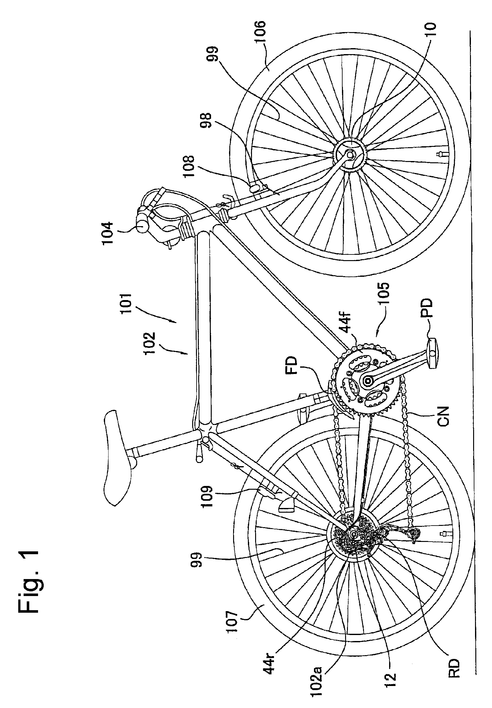 Bicycle sprocket apparatus with a chain support structure