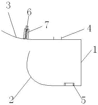 Medical bandage placing rack