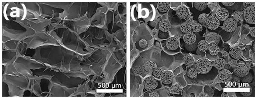 A mechanically enhanced composite tissue engineering scaffold material and its preparation method