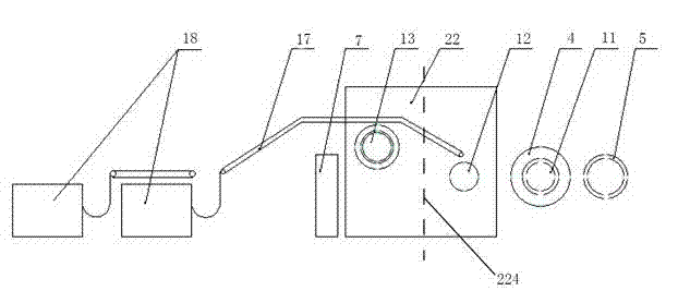 One-section forming method and one-section forming machine for producing radial tire with two-time method