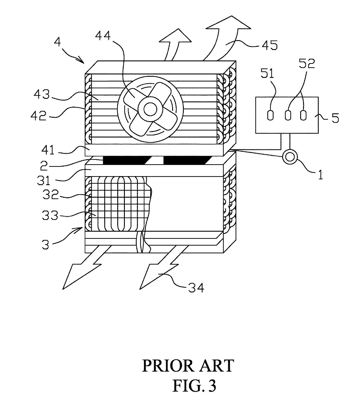 Semiconductor-based air conditioning device