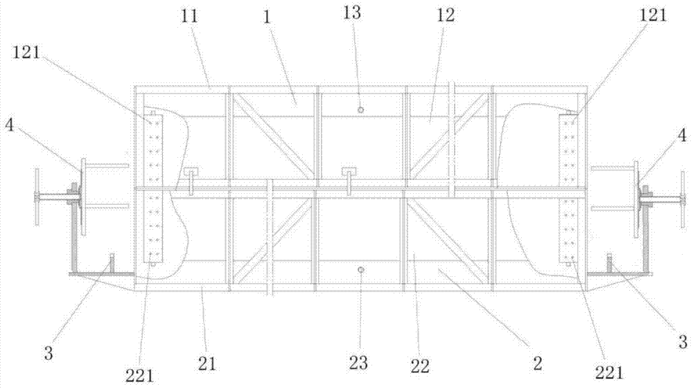 Forming mould of thermal-insulation layer of thermal-insulation pipeline