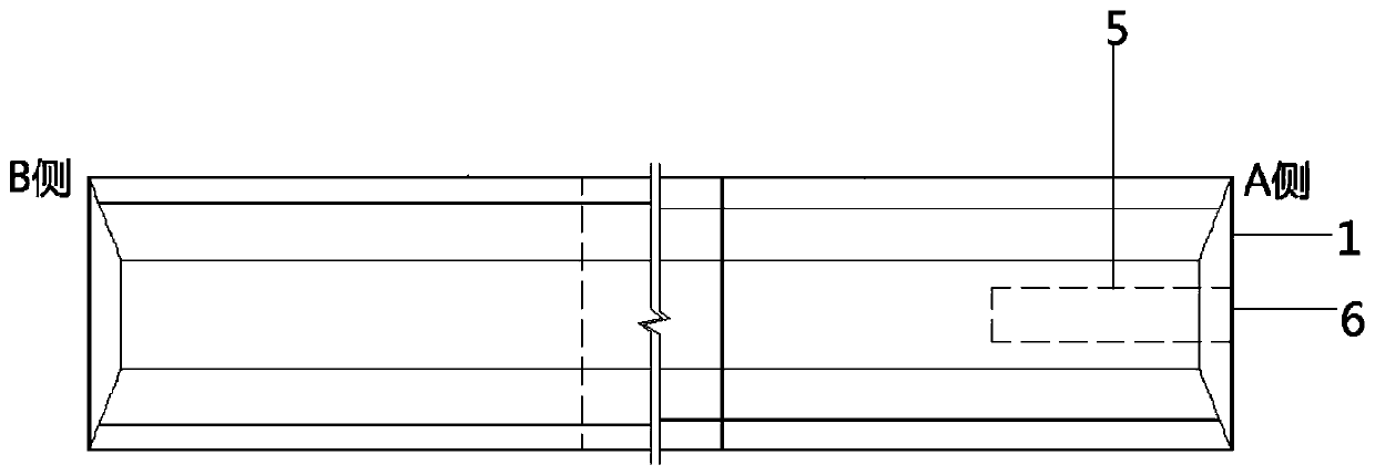 Assembled road drainage device for photovoltaic projects of mountain regions