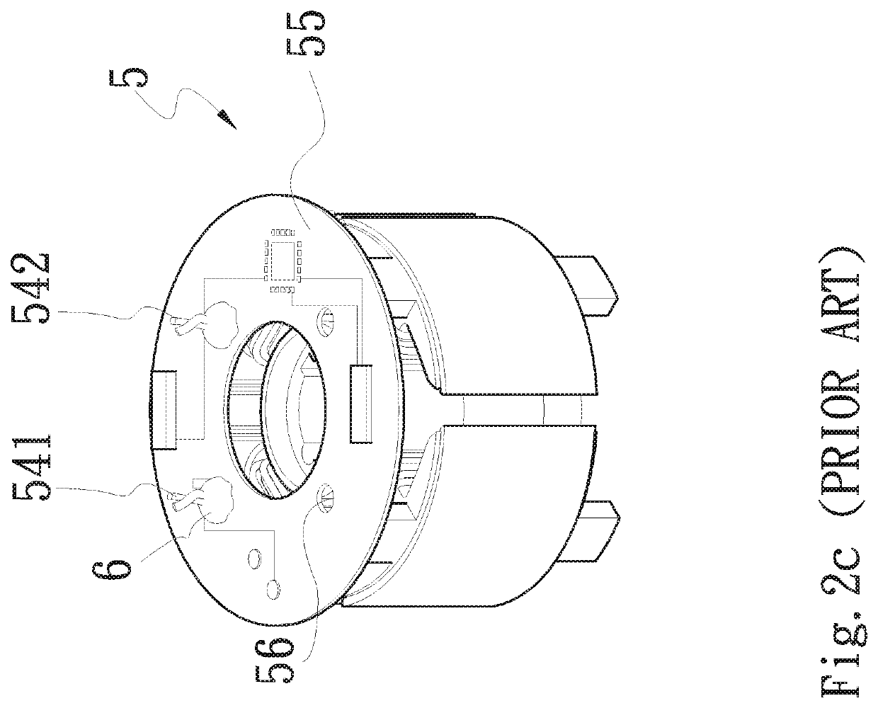 Manufacturing method of fan stator structure