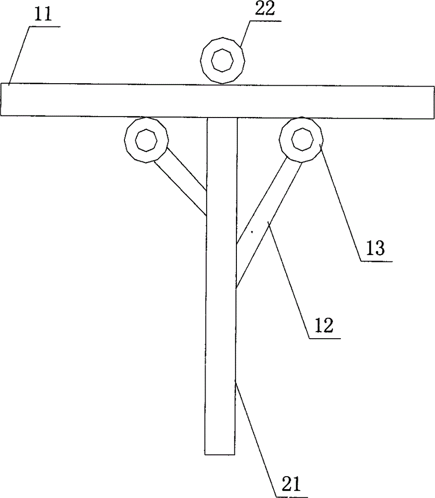 Device and method for installing parts on both sides of pipeline