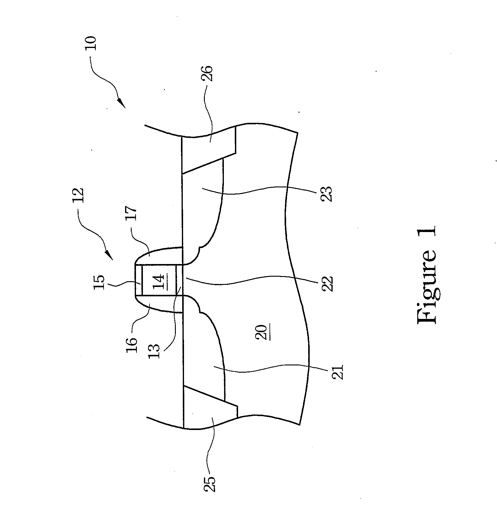 Semiconductor Device with both I/O and Core Components and Method of Fabricating Same