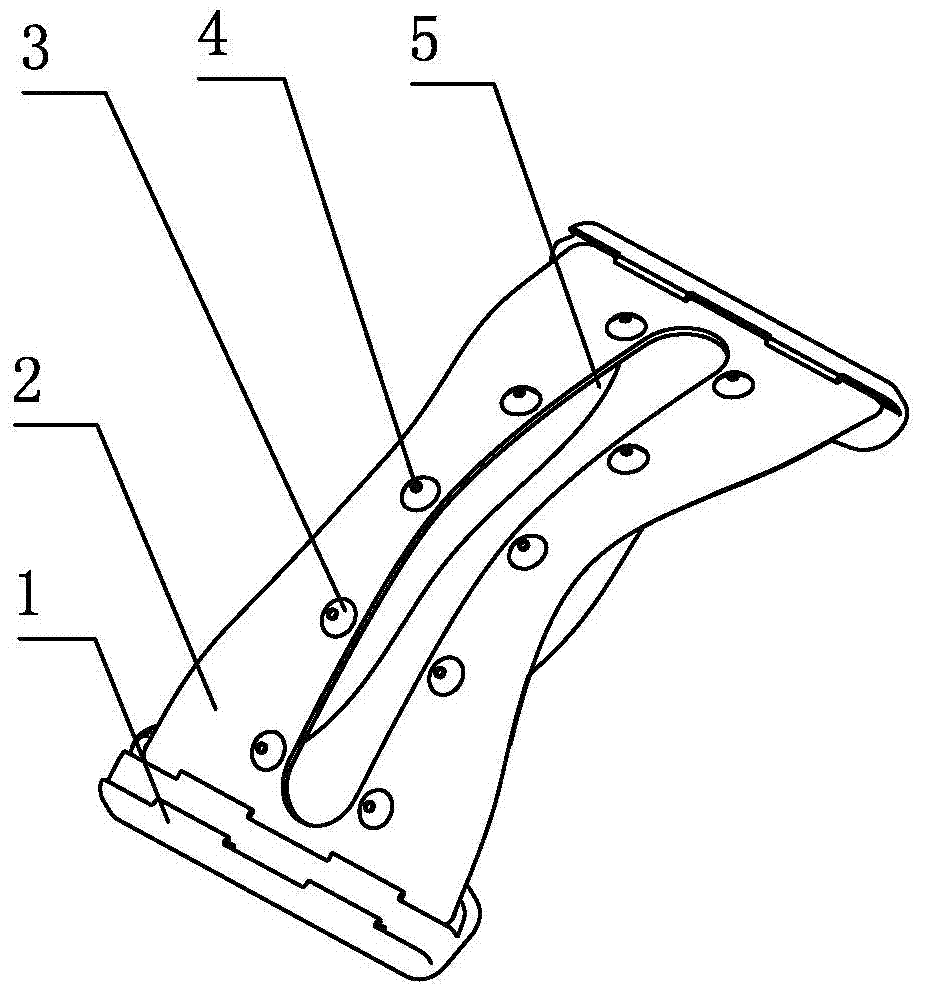 Lumbar verterbra rehabilitation device and manufacturing method thereof