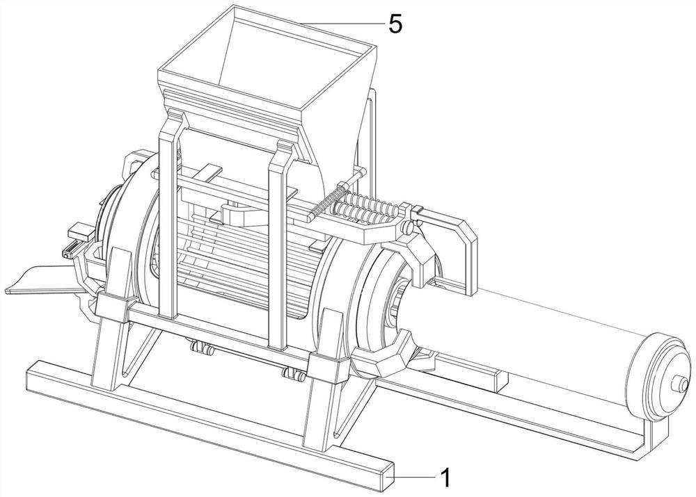 Agricultural automatic corn threshing equipment
