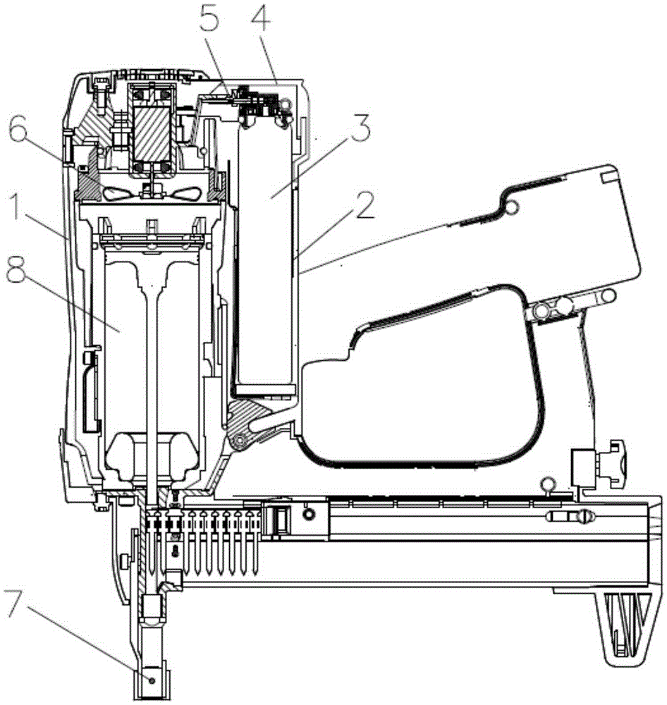 A fuel input actuating device and a gas power tool with the device