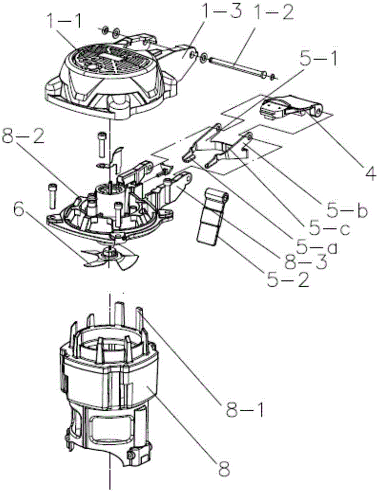 A fuel input actuating device and a gas power tool with the device