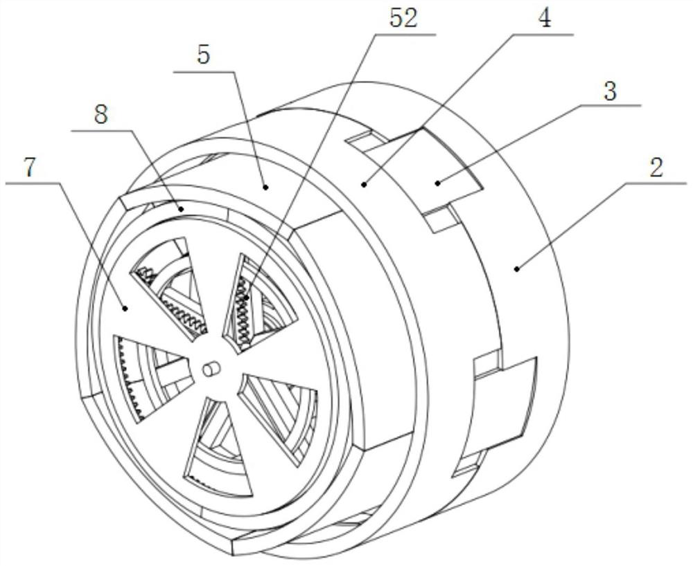 Multi-road-condition deformable walking wheel