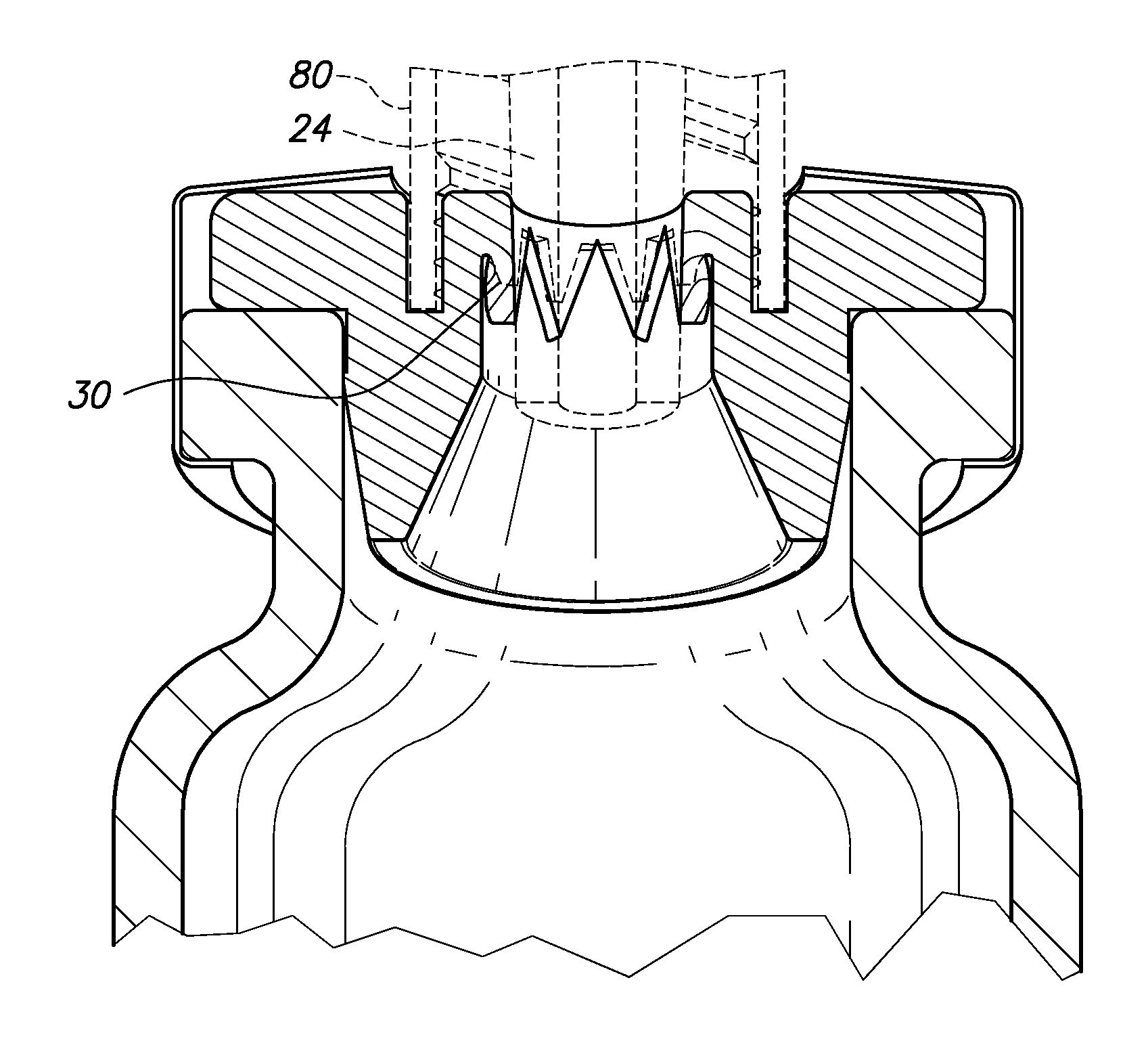 Coupling system to transfer material between containers
