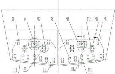 Double-plate translation rectifying anti-drag anti-motion device for speed boat