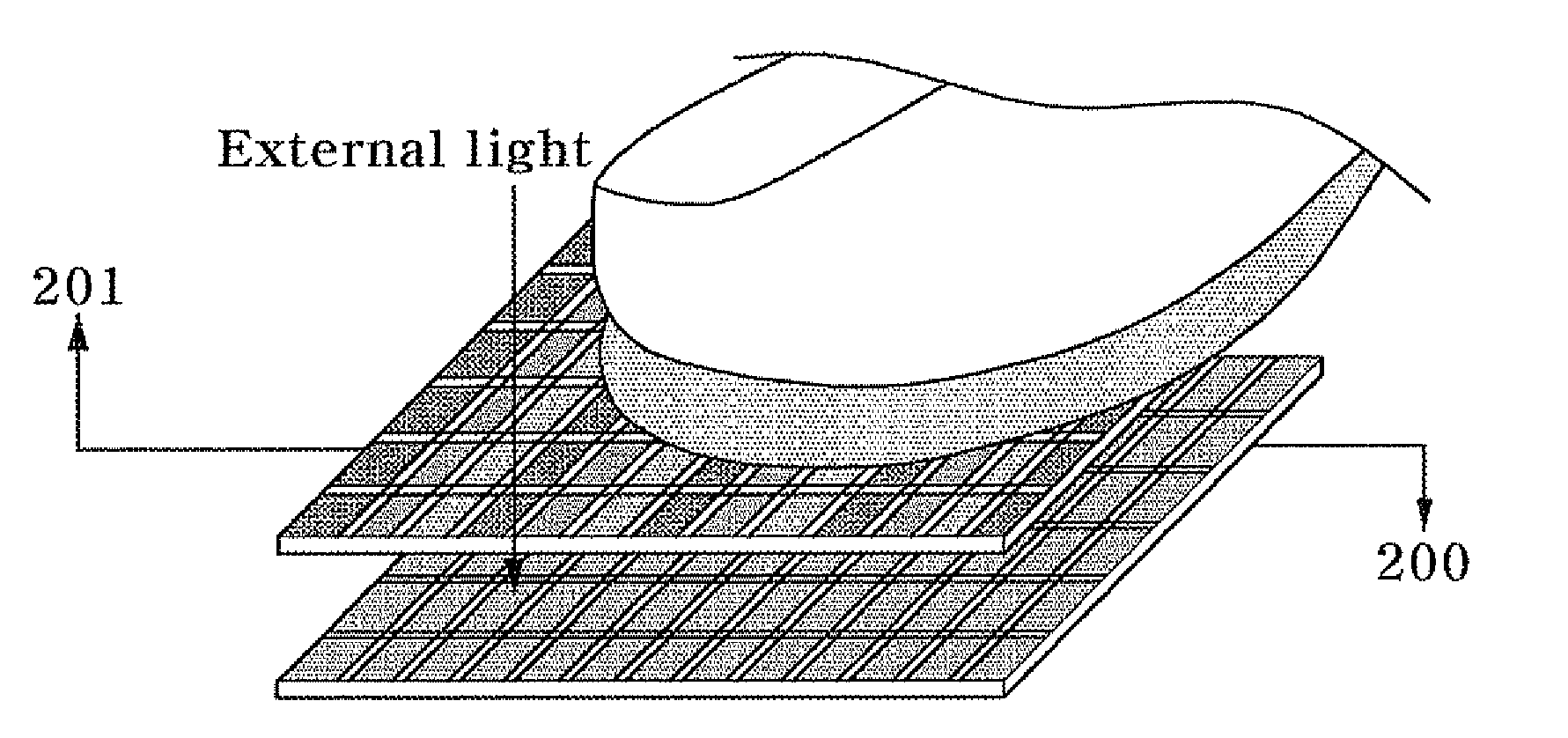 Liquid Crystal Display with Touch Screen Function and Method for Detecting External Illuminance Using the Same