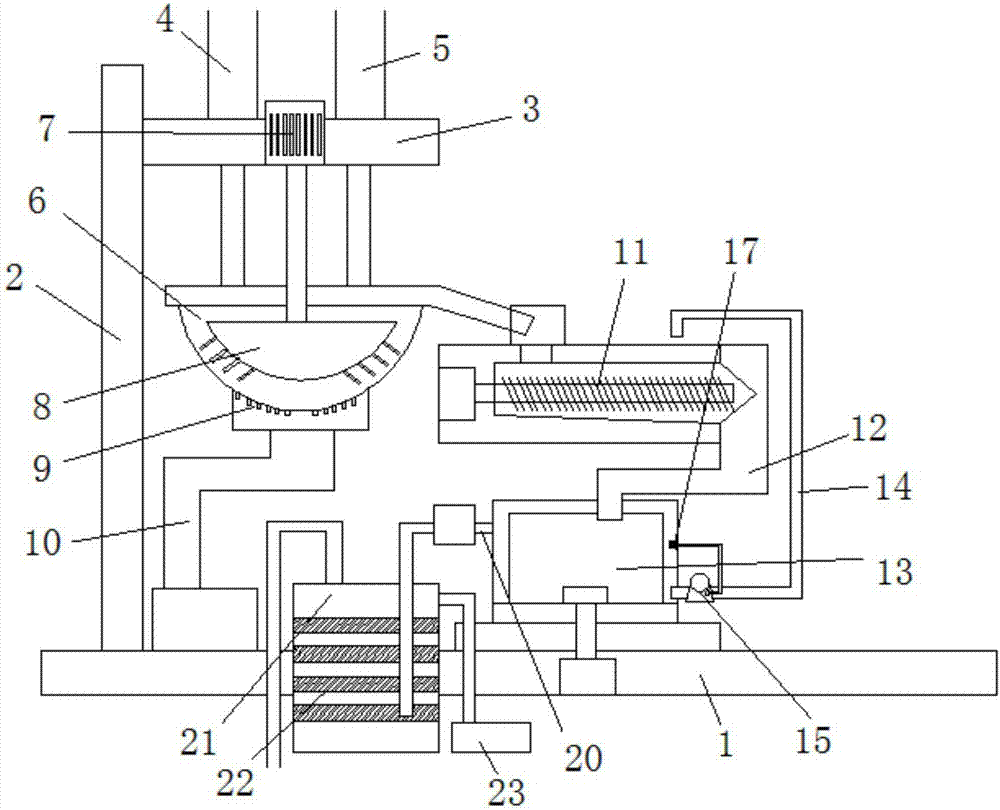 Sesame oil production cycle oil filtering device