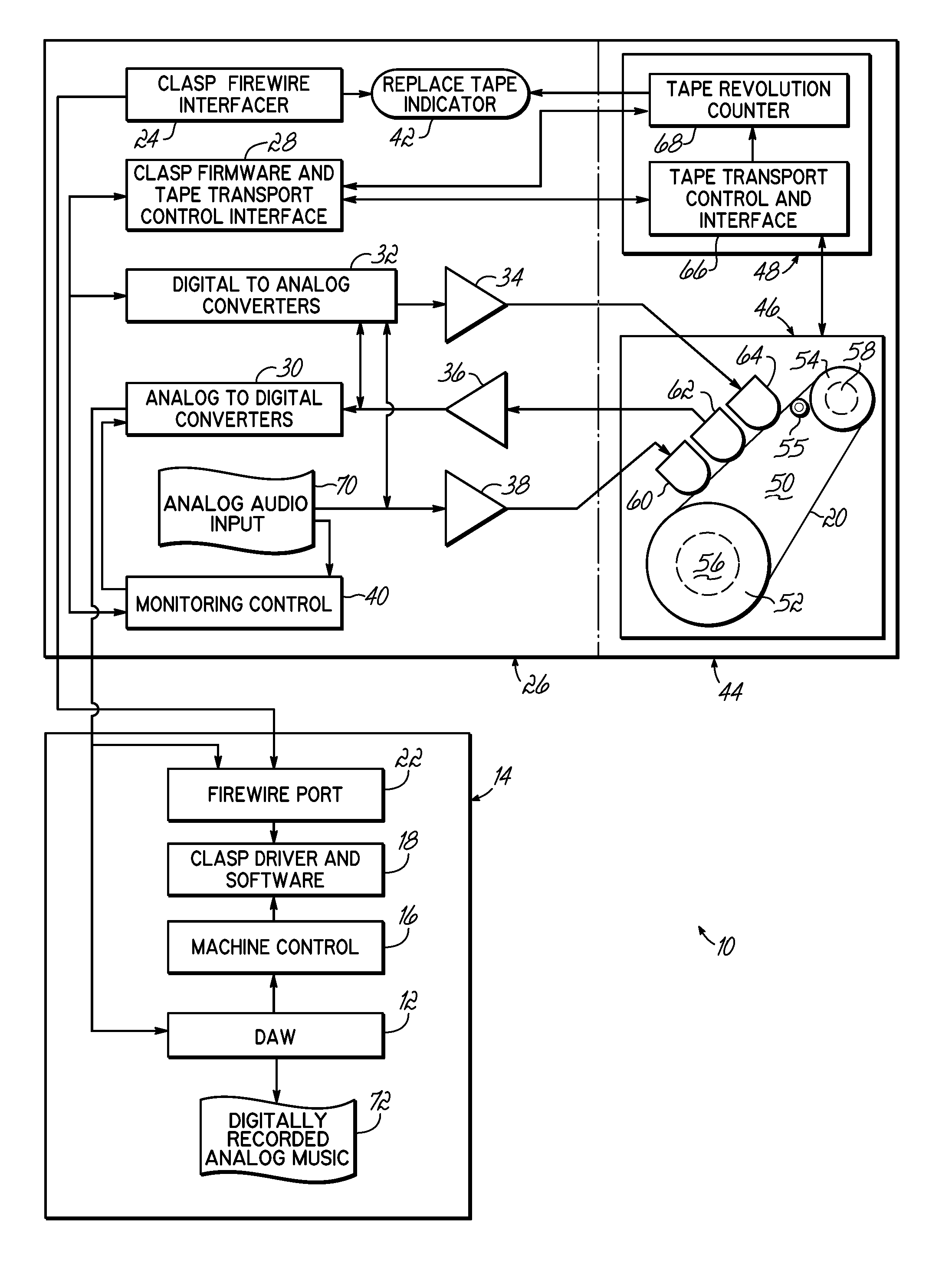 Closed loop analog signal processor (“CLASP”) system