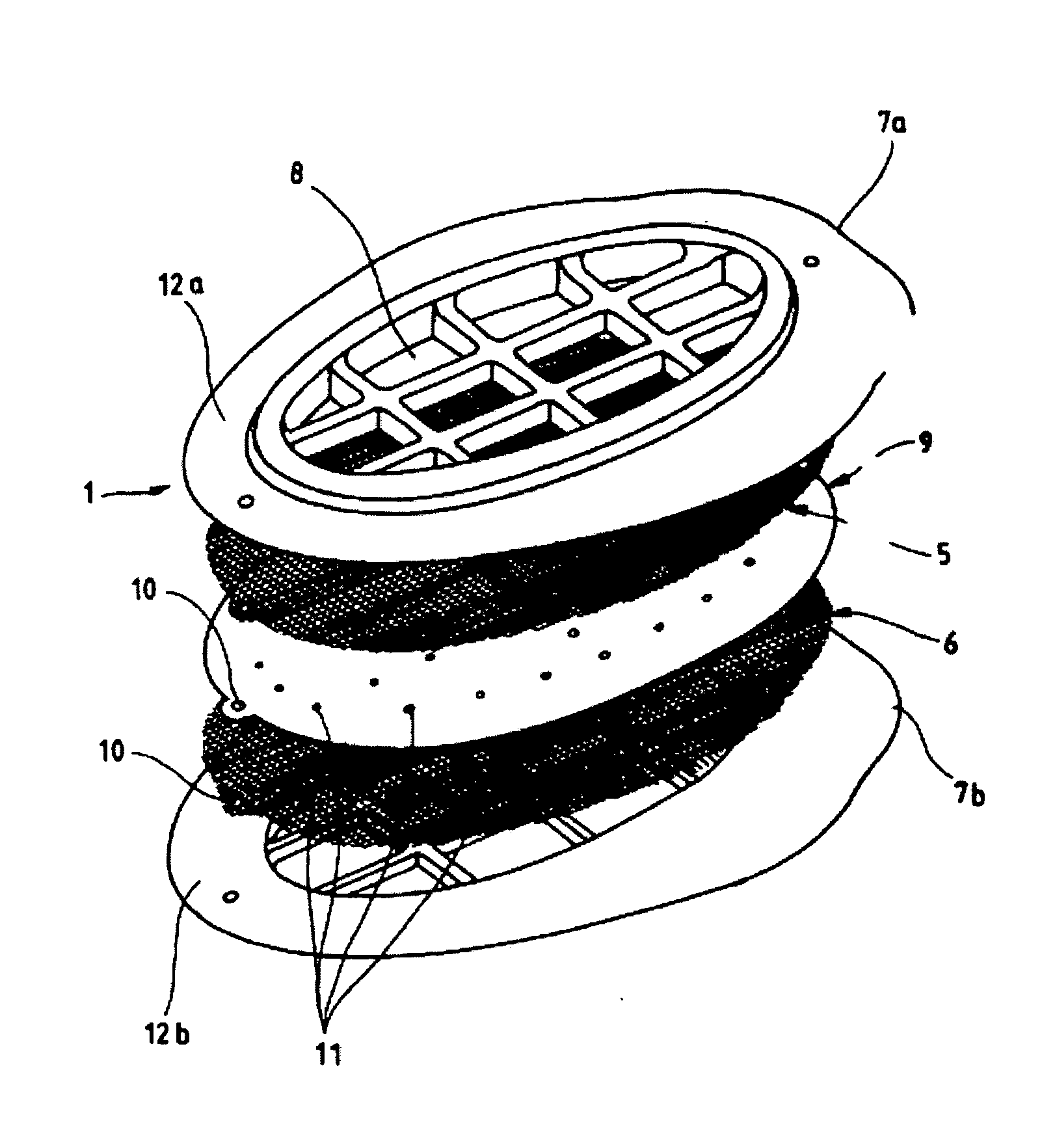Self-Closing Ventilation Insert and Method for Producing it