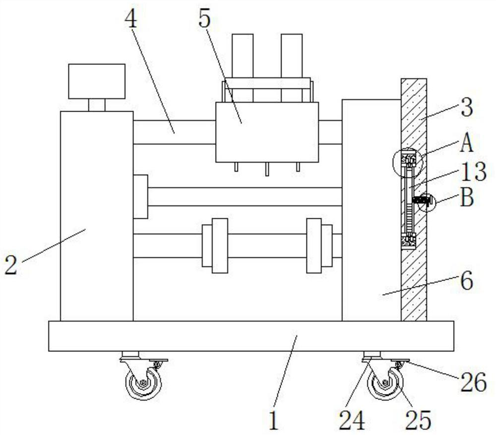 A protective device for a wiring machine