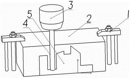 Clamping and fixing method for part blank