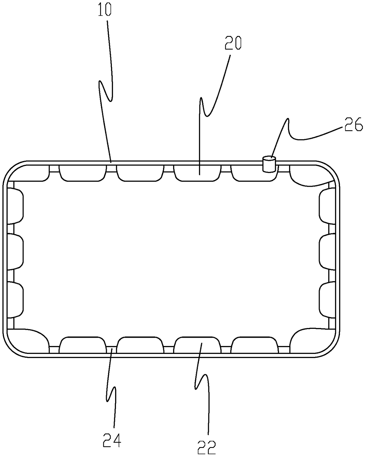 Packaging structure capable of being used repeatedly