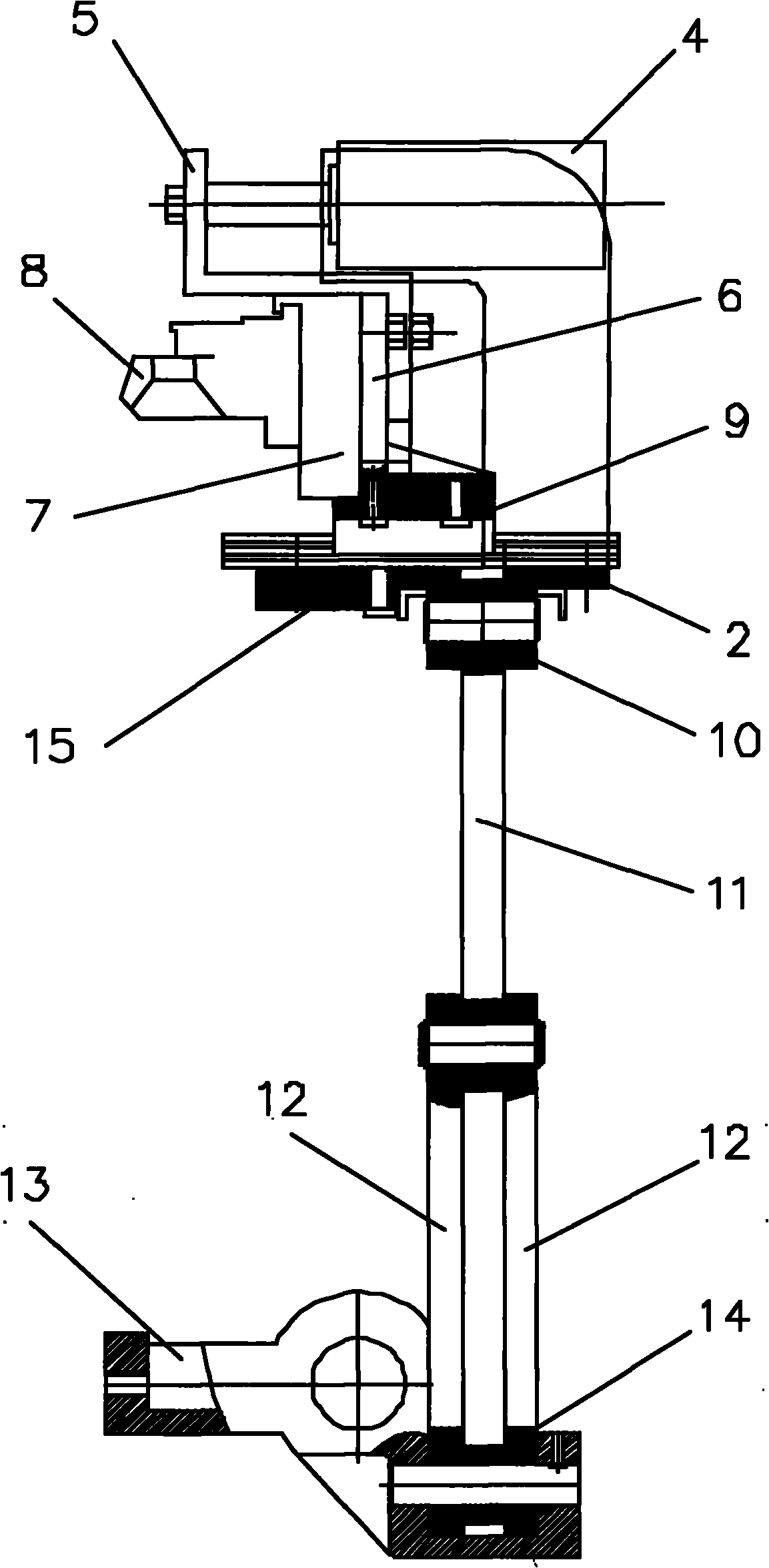 Moving device of tube gripper of spinning machine