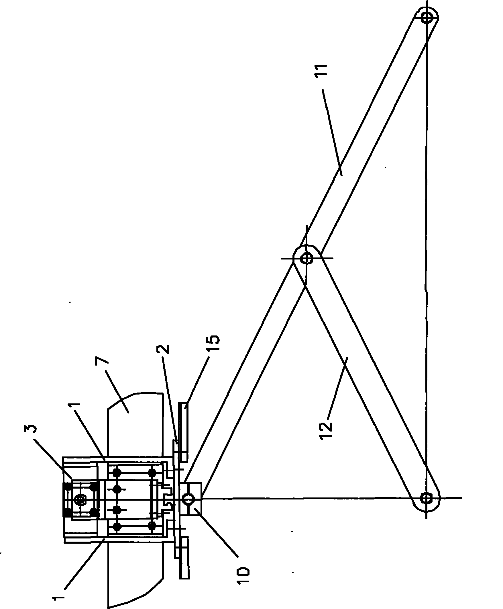 Moving device of tube gripper of spinning machine