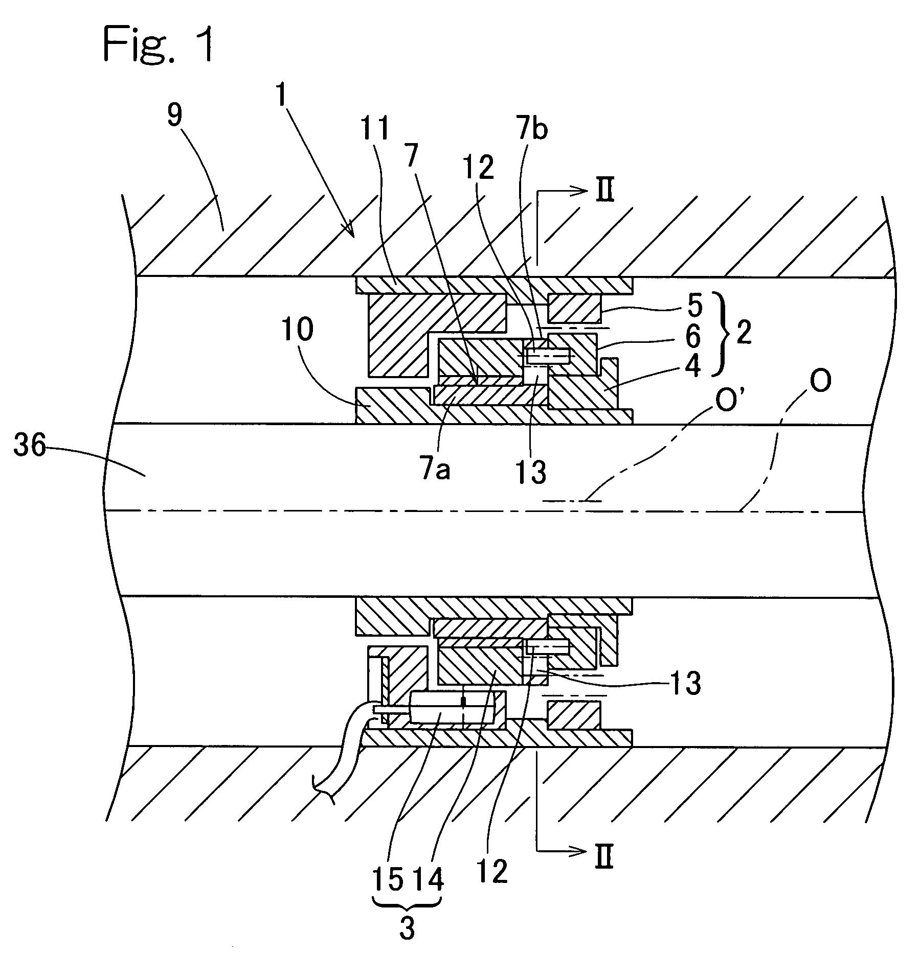 Device for detecting absolute angle of multiple rotation and angle detection method