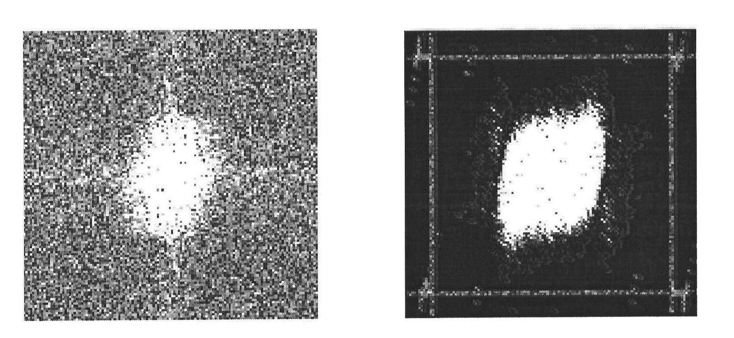 Translation invariant wavelet remote sensing image restoration method in combination with reciprocal cells