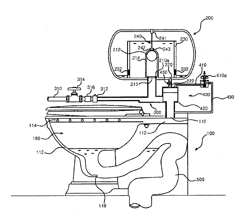 Water savable toilet