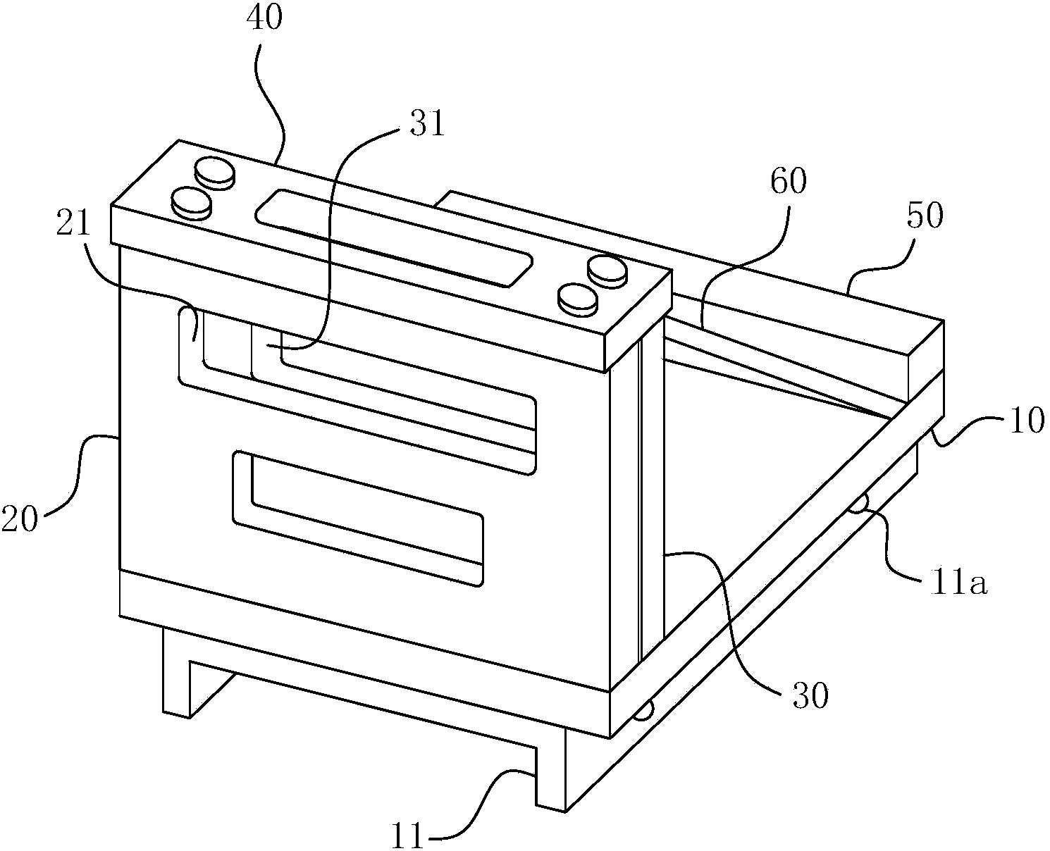 Three-point bending supporting device based on dynamic fracture toughness of test material