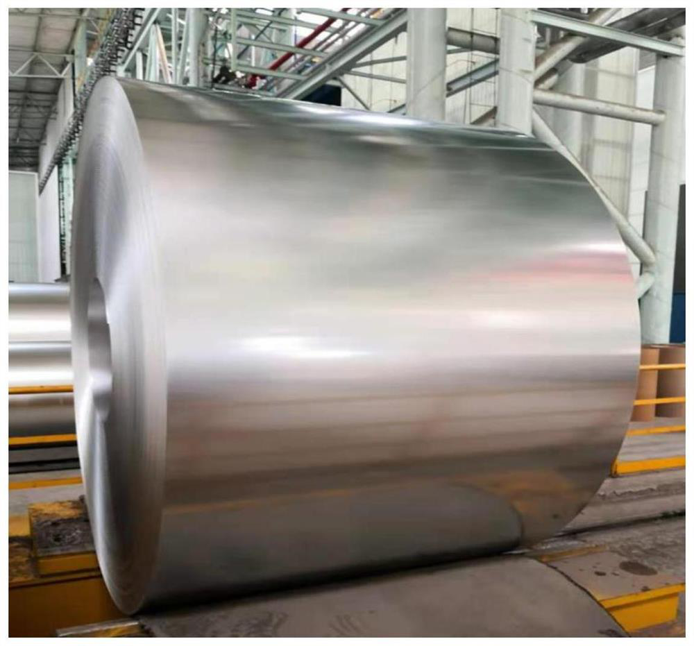 Continuous hot galvanizing process of ultra-thin galvanized substrate for color coating