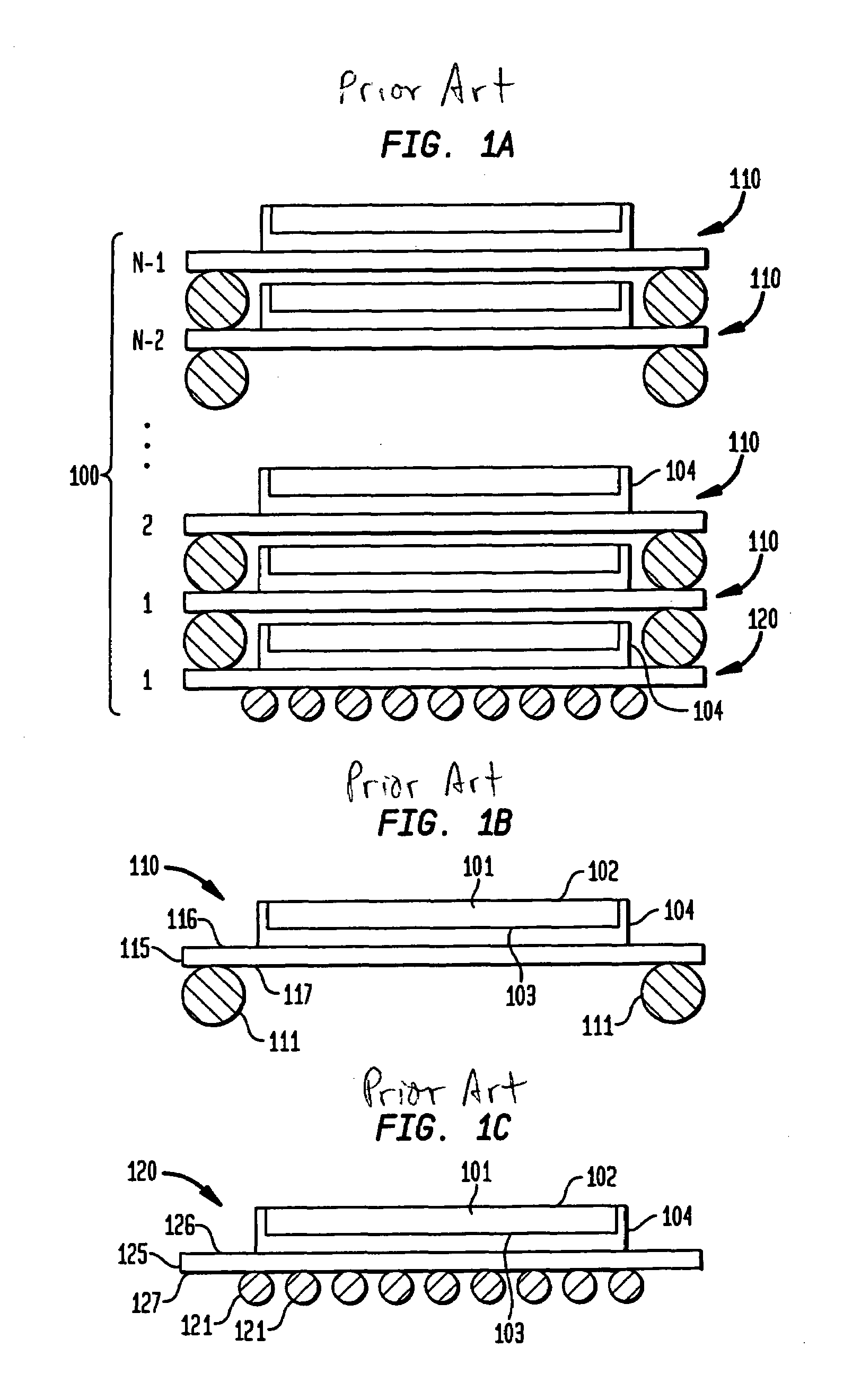 Stacked chip assembly with encapsulant layer