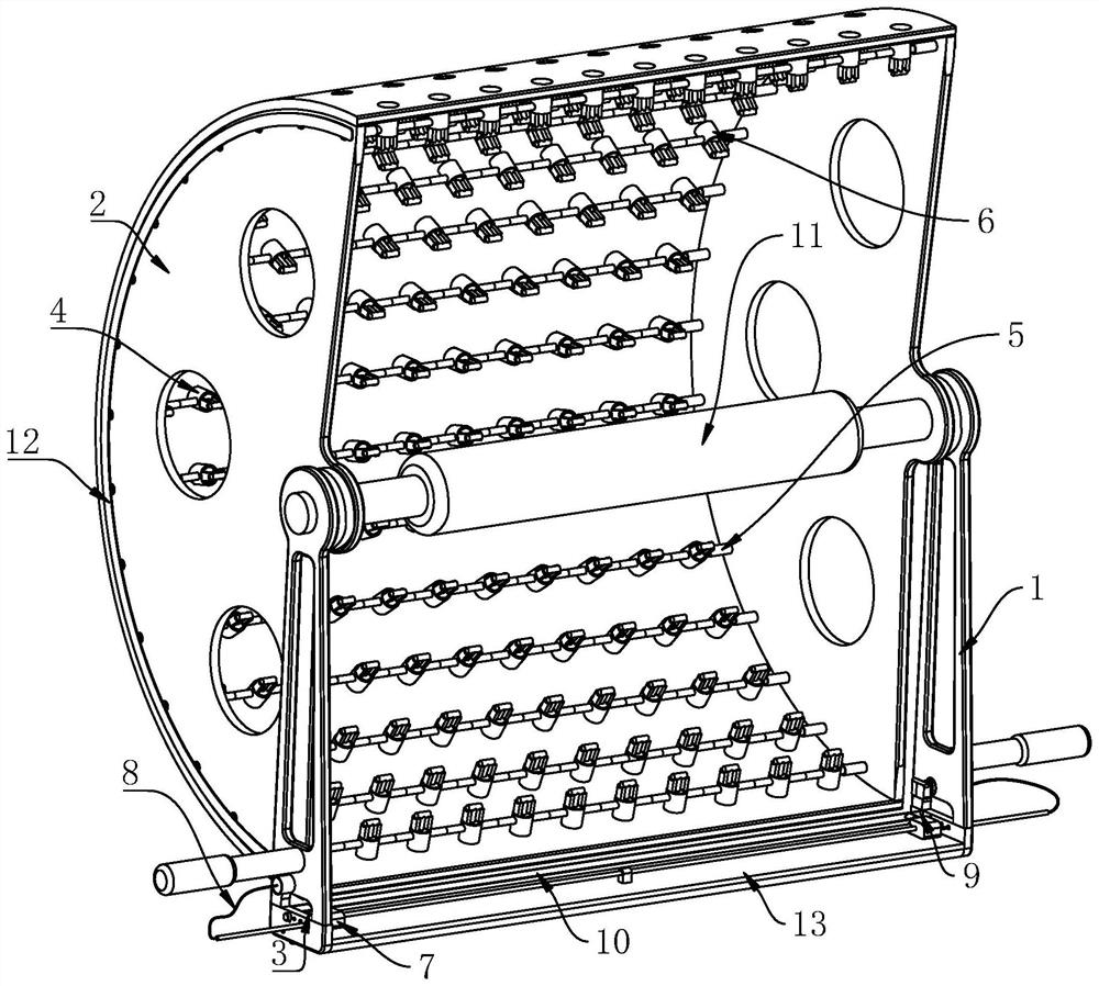 Debridement skin grafting device for burn patients