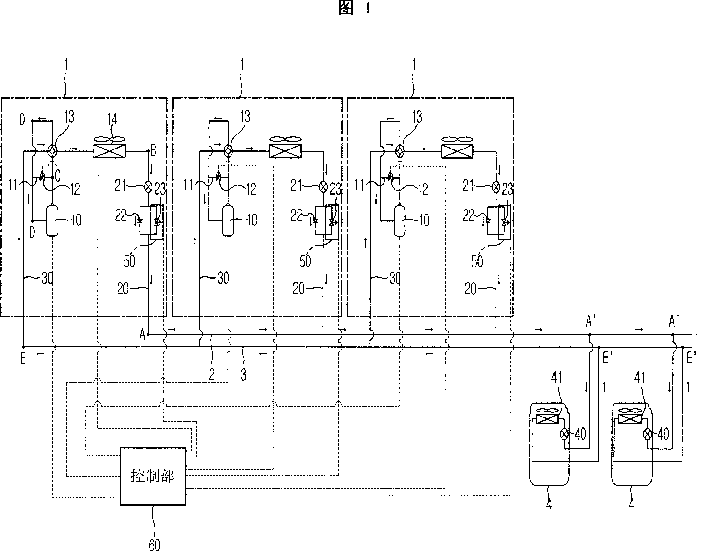 Air conditioner and its control method for the pressure equilibrium