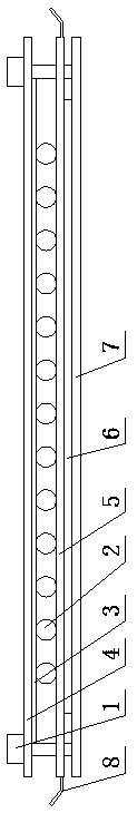 Accurate turnover device for synchronously detecting flaws of multiple tubes and turnover method thereof