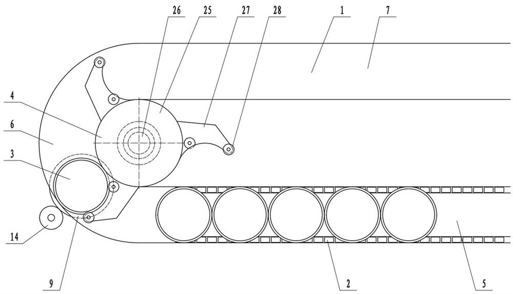 A yarn storage drum automatic changer