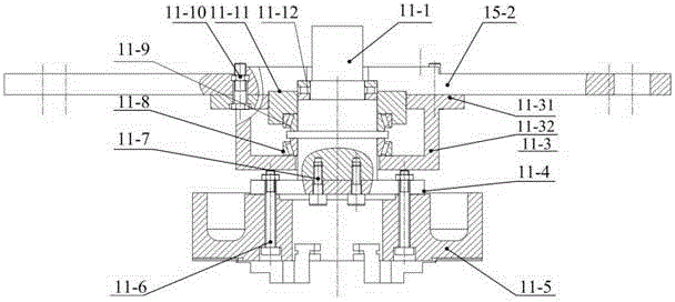 Testing stand for detecting rotating rock breaking energy consumption of cutter