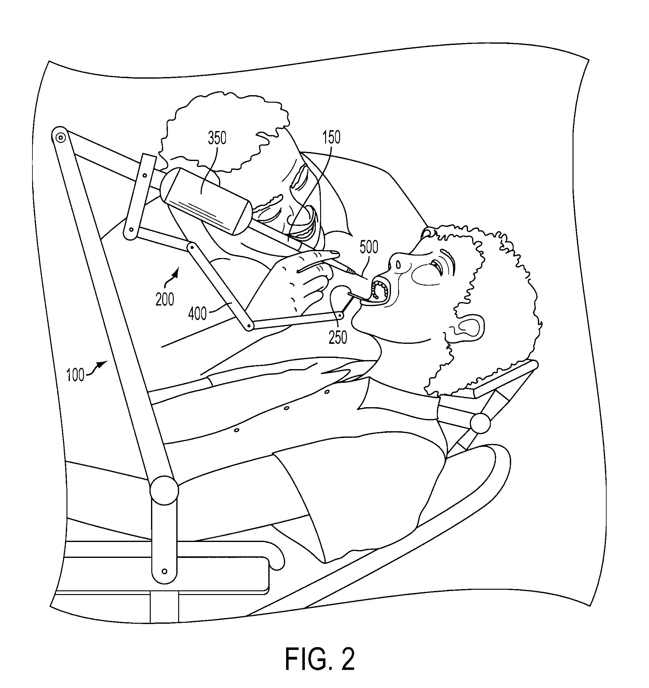 Guided dental implantation system and associated device and method