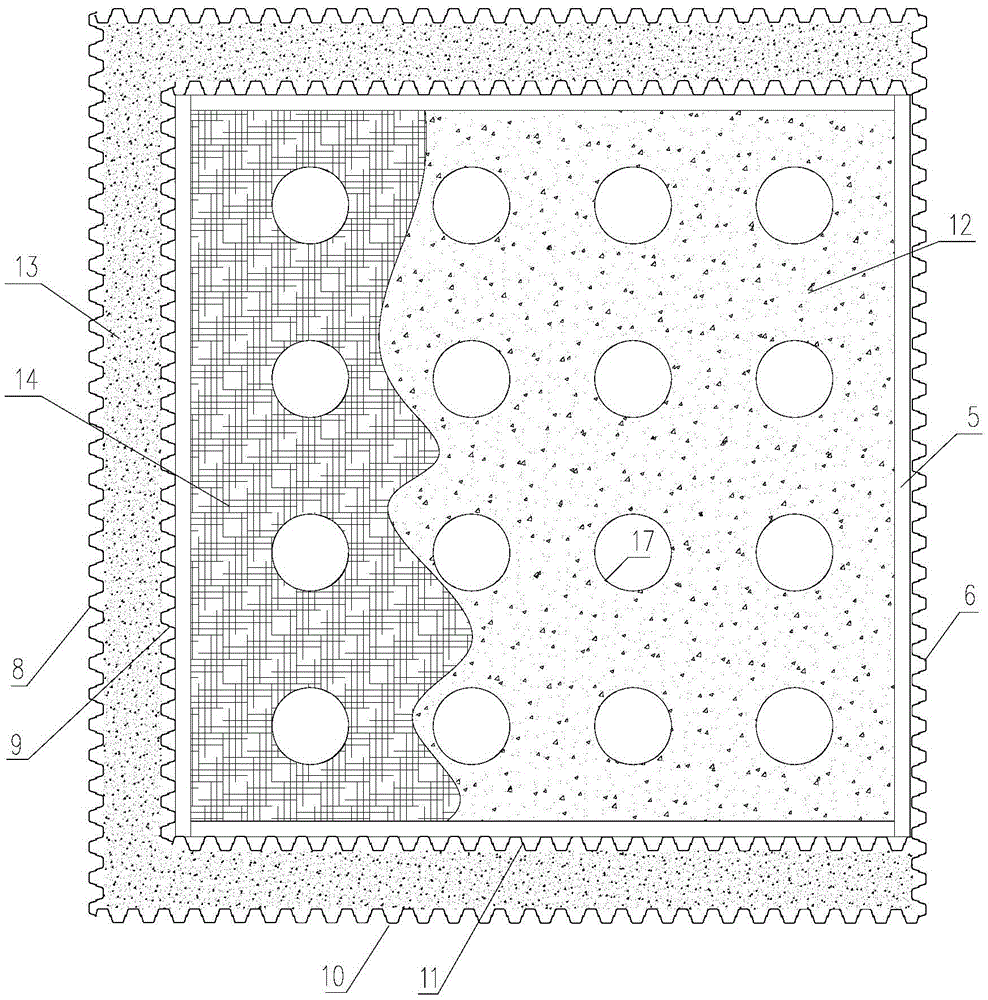 Construction method of composite steel sheet pile cofferdam for deep-water cap of steep-slope hard-rock river bed