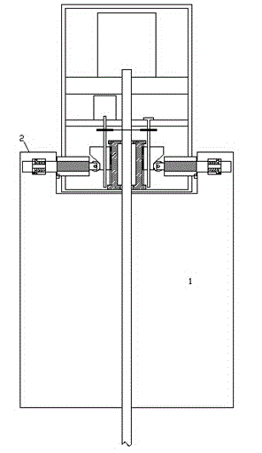 Water conservancy gate device with position sensor and capable of realizing automatic locking and return