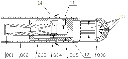 A continuous negative pressure sand pumping string with concentric tubing for horizontal wells