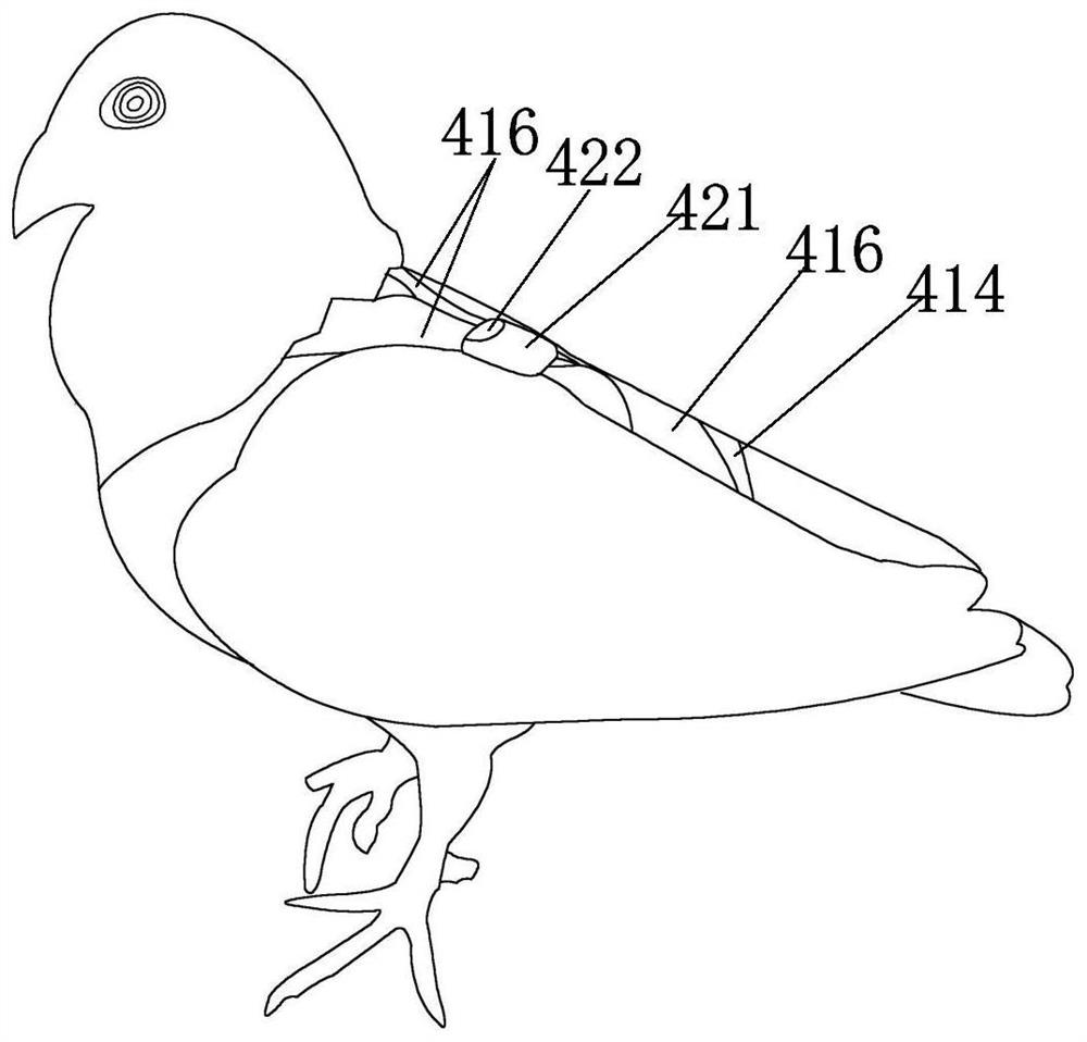 Carrier pigeon real-time positioning system and method based on carrier pigeon competition